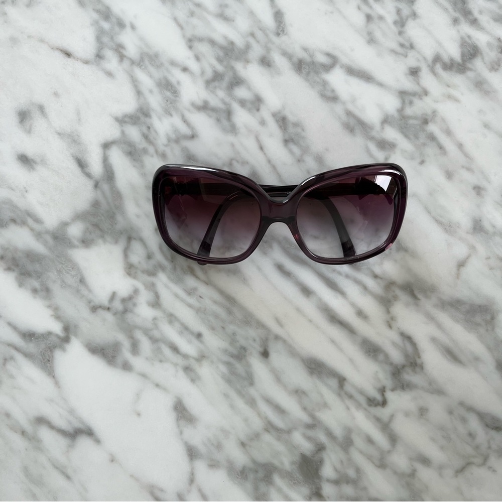 Chanel Acetate CC Bow Sunglasses 5171 Purple - Picture 4 of 10